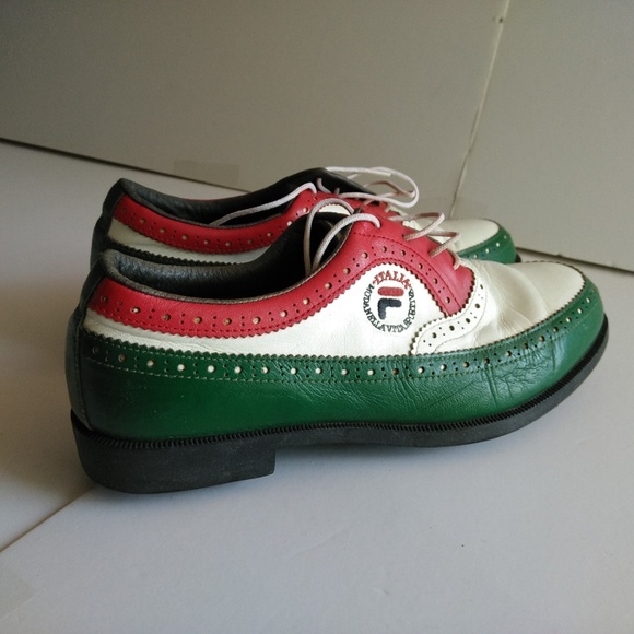 Fila Shoes Vtg Fila Classic Italia Golf Shoes Metal Spikes Poshmark
